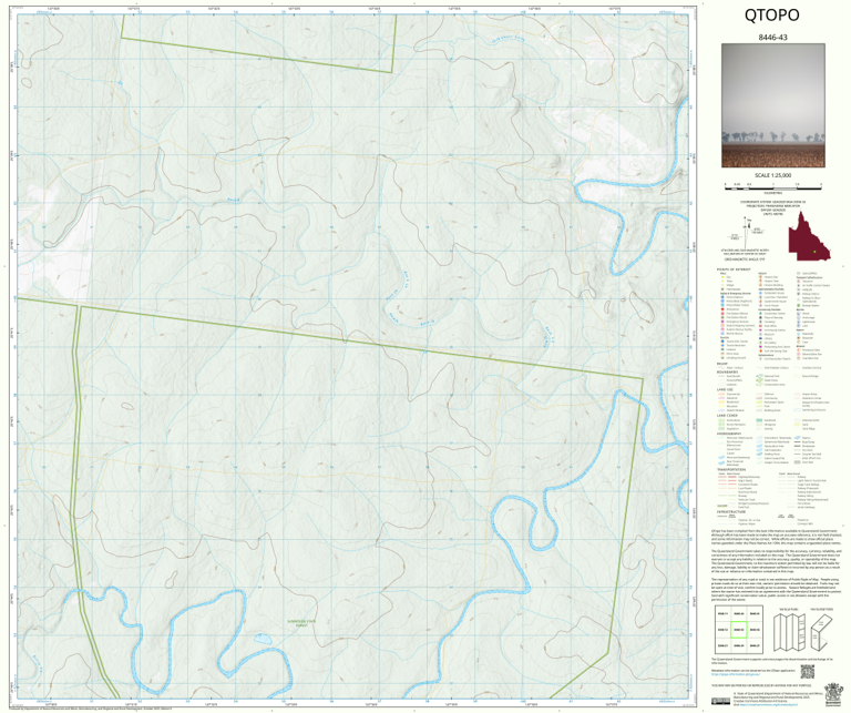 Hillside (8446-43) Map by Department of Natural Resources and Mines ...