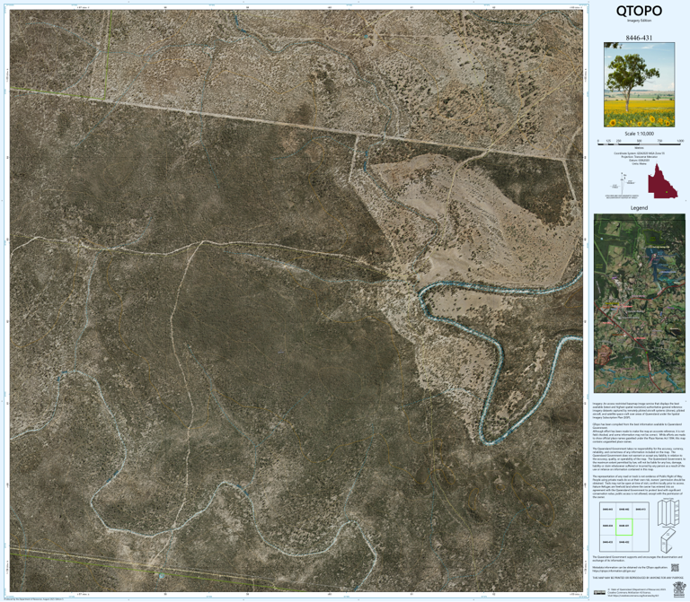 Hillside (8446-431i) Map by Department of Natural Resources and Mines ...