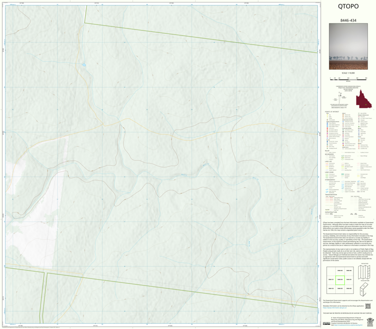 Hillside (8446-434) Map by Department of Natural Resources and Mines ...