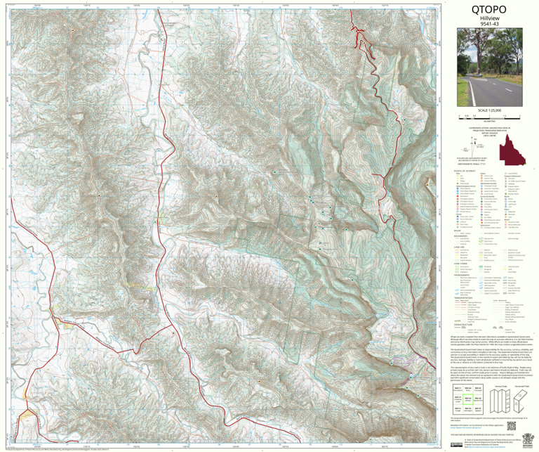 Hillview (9541-43) Map by Department of Natural Resources and Mines ...