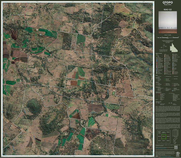 Hodder Valley Map Hodgson Vale (9242-122i) Map by Department of Natural Resources and ...
