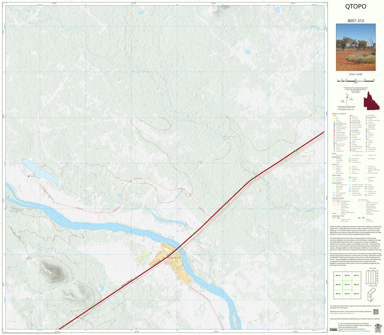 Homestead (8057-313) Map by Department of Natural Resources and Mines ...
