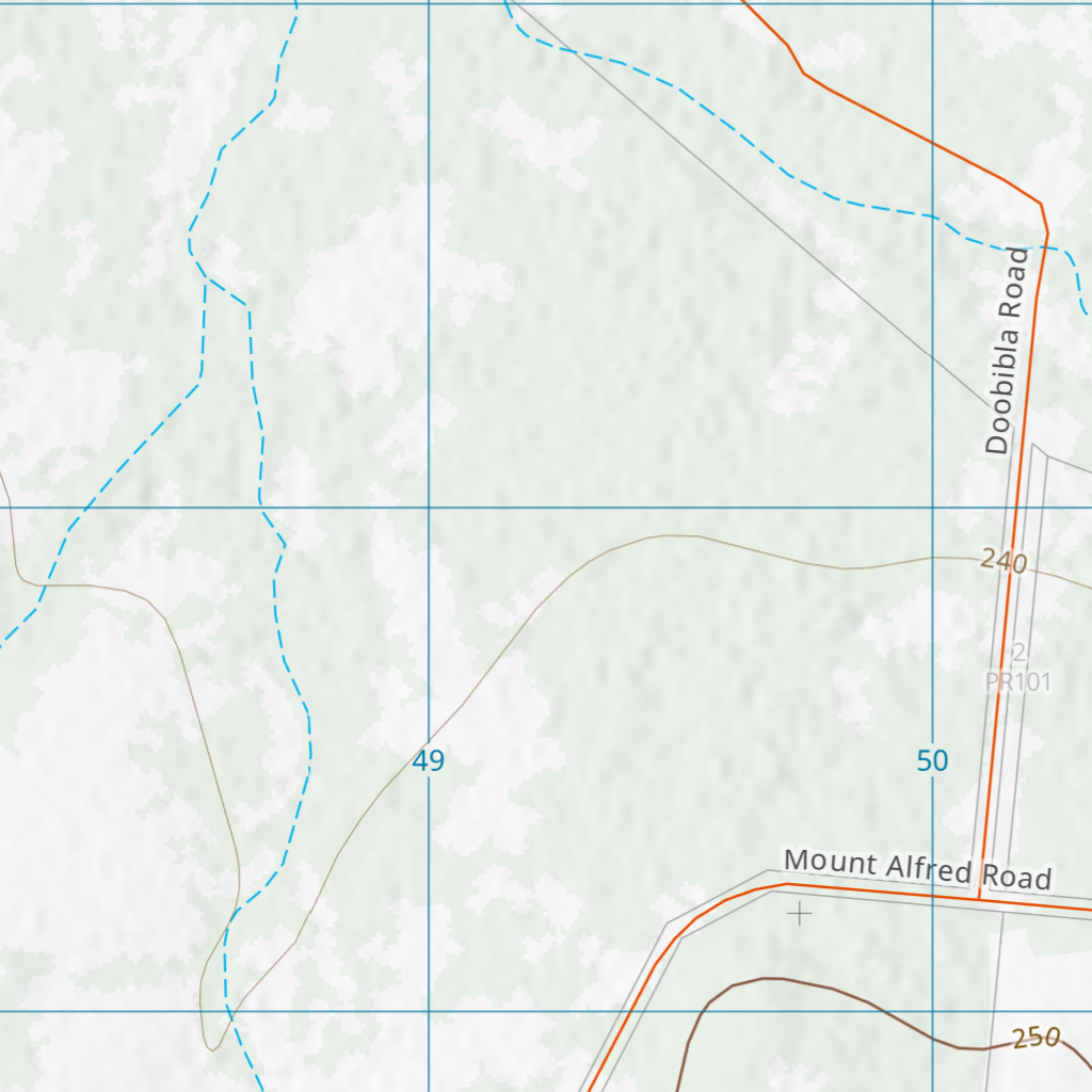 Mount Alfred Rd. Map Humeburn (7943-12) Map by Department of Natural Resources and Mines ...