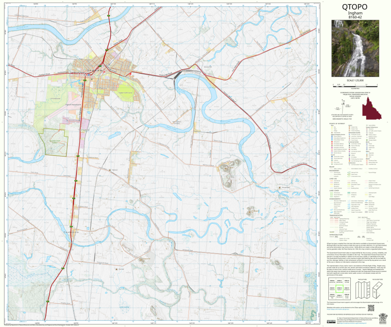 Ingham (8160-42) Map by Department of Natural Resources and Mines ...