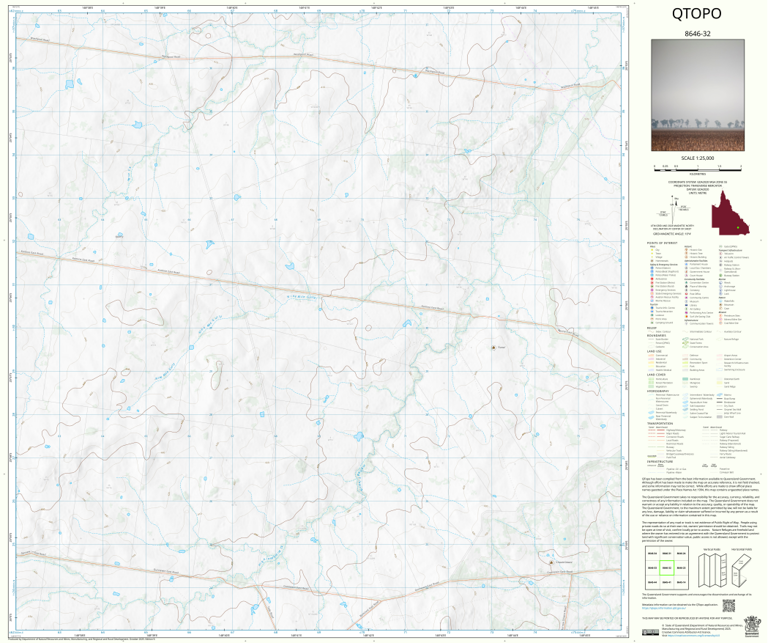 Injune (8646-32) Map by Department of Natural Resources and Mines ...
