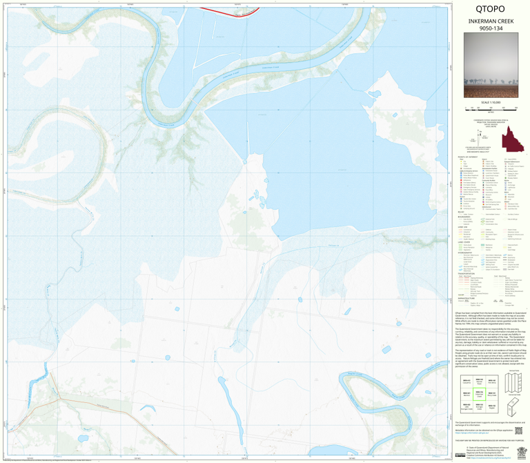 Ingermanson Maps Inkerman Creek (9050-134) Map by Department of Natural Resources and ...