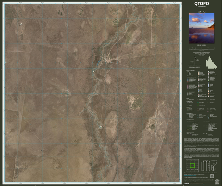 Inverleigh (7061-42i) Map by Department of Natural Resources and Mines ...