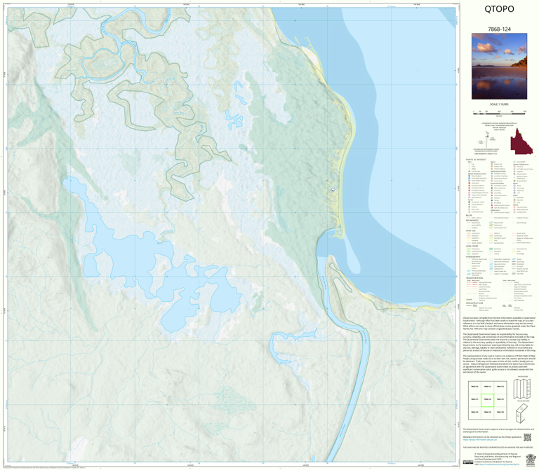 Jeannie River (7868-124) Map by Department of Natural Resources and ...