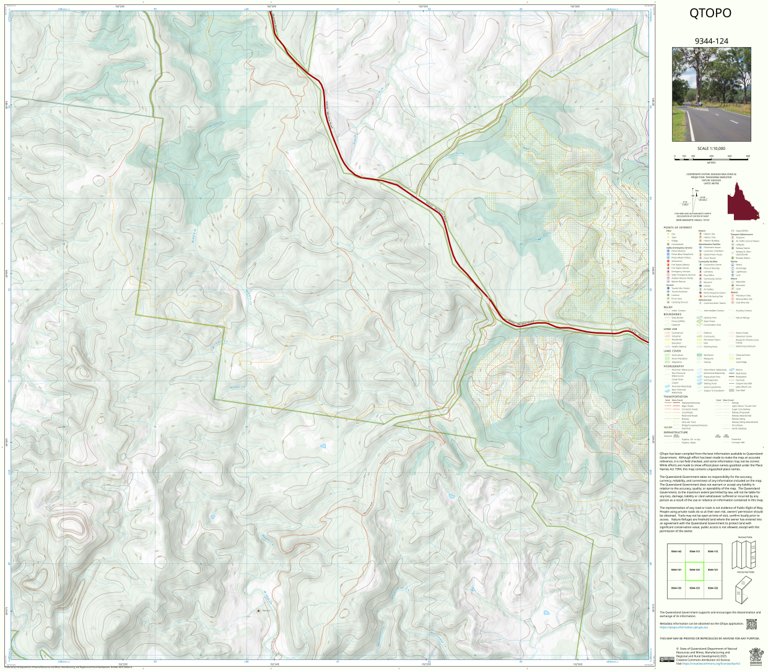Jimna (9344-124) Map by Department of Natural Resources and Mines ...