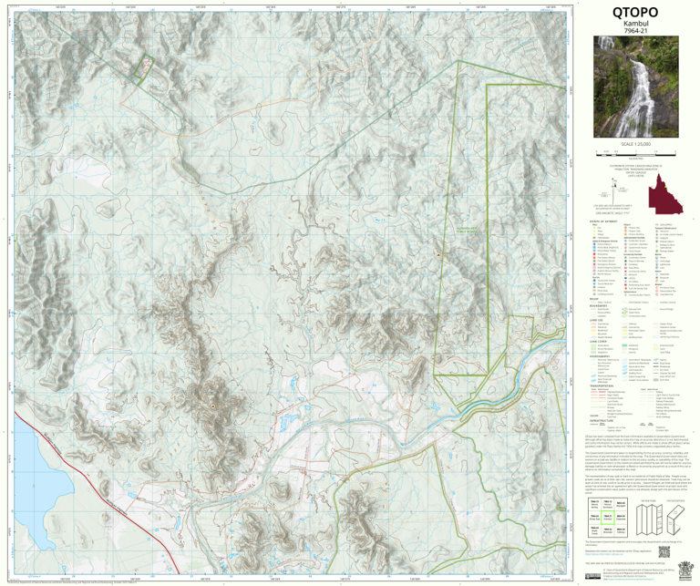 Kambul (7964-21) Map by Department of Natural Resources and Mines ...