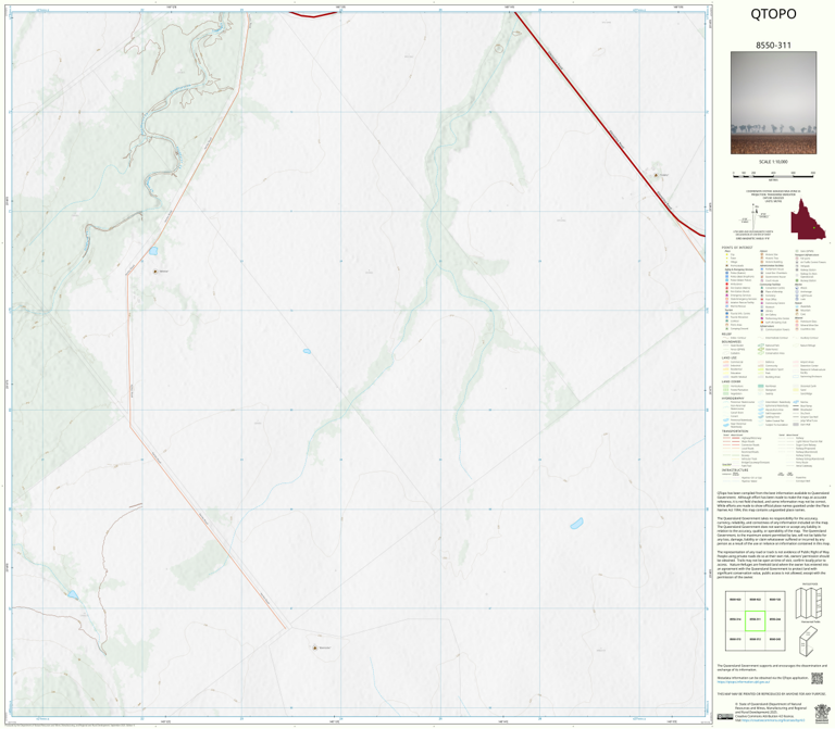 Kammel (8550-311) Map by Department of Natural Resources and Mines ...