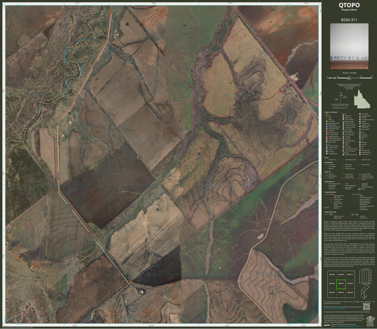 Kammel (8550-311i) Map by Department of Natural Resources and Mines ...