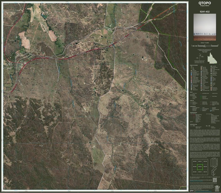Karara (9241-432i) Map by Department of Natural Resources and Mines ...