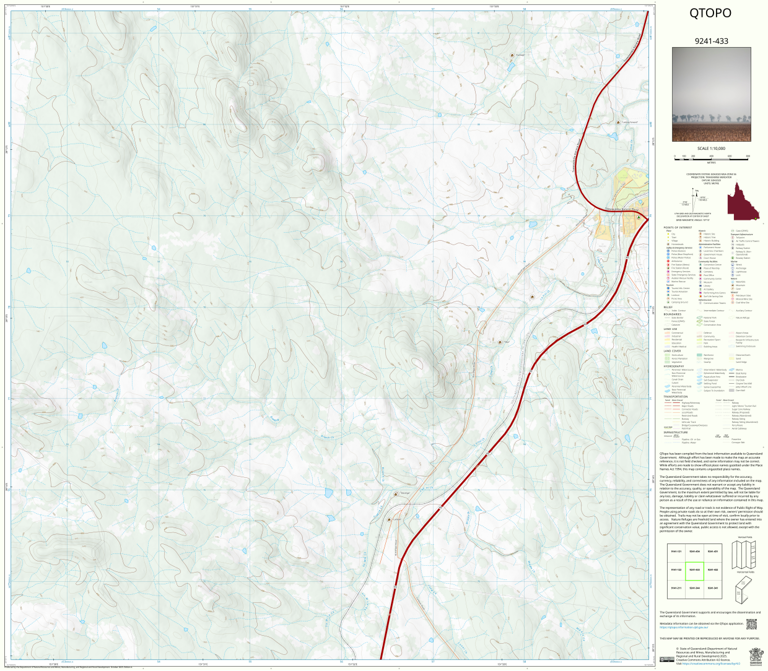 Karara (9241-433) Map by Department of Natural Resources and Mines ...