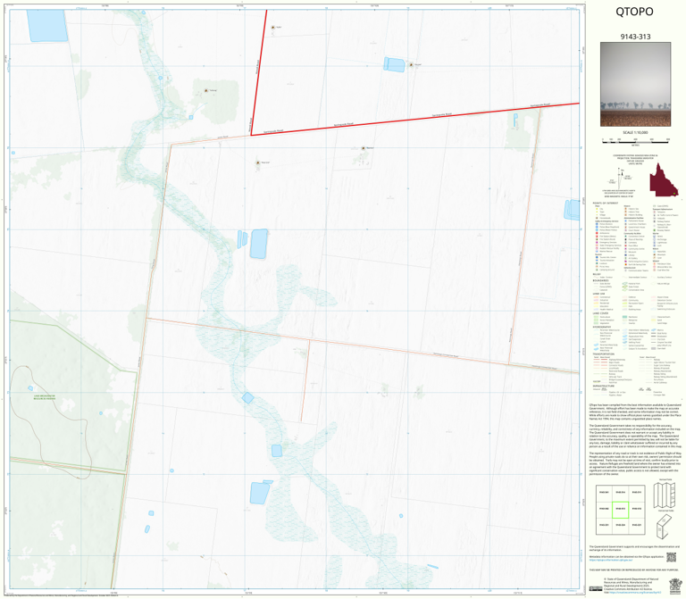 Karee (9143-313) Map by Department of Natural Resources and Mines ...