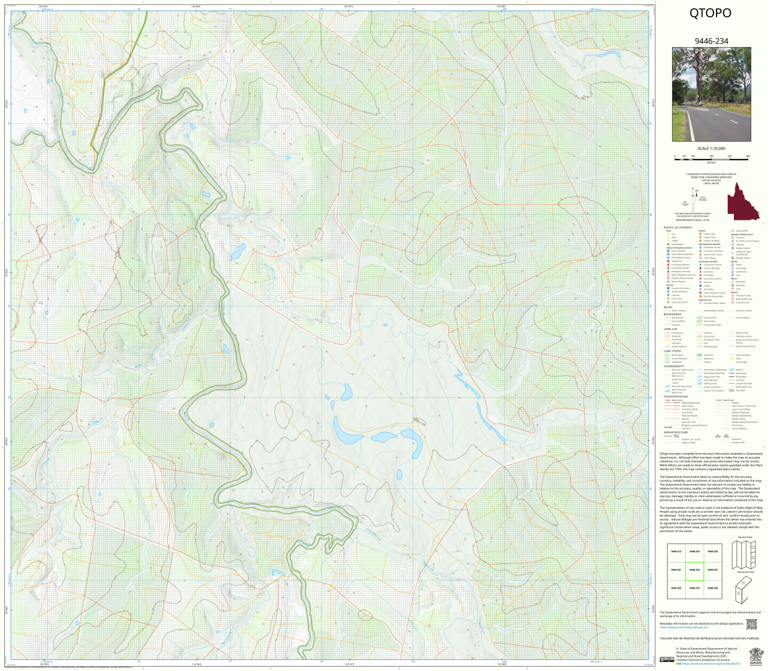 Kelly (9446-234) Map by Department of Natural Resources and Mines ...