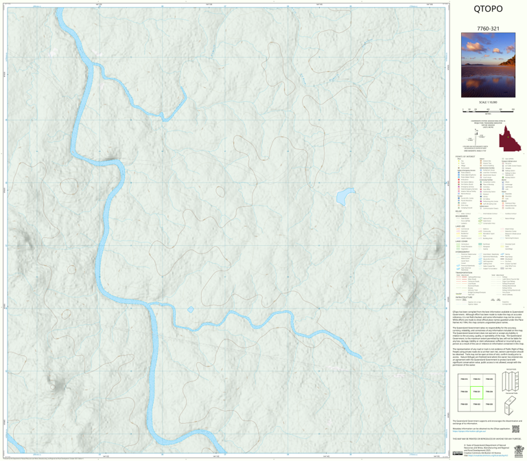 Kidston (7760-321) Map by Department of Natural Resources and Mines ...