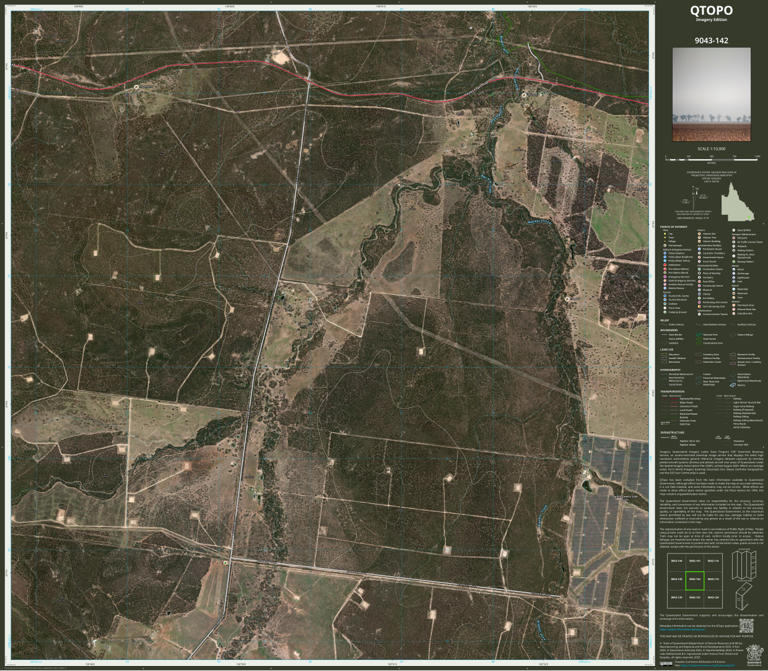 Kogan (9043-142i) Map by Department of Natural Resources and Mines ...