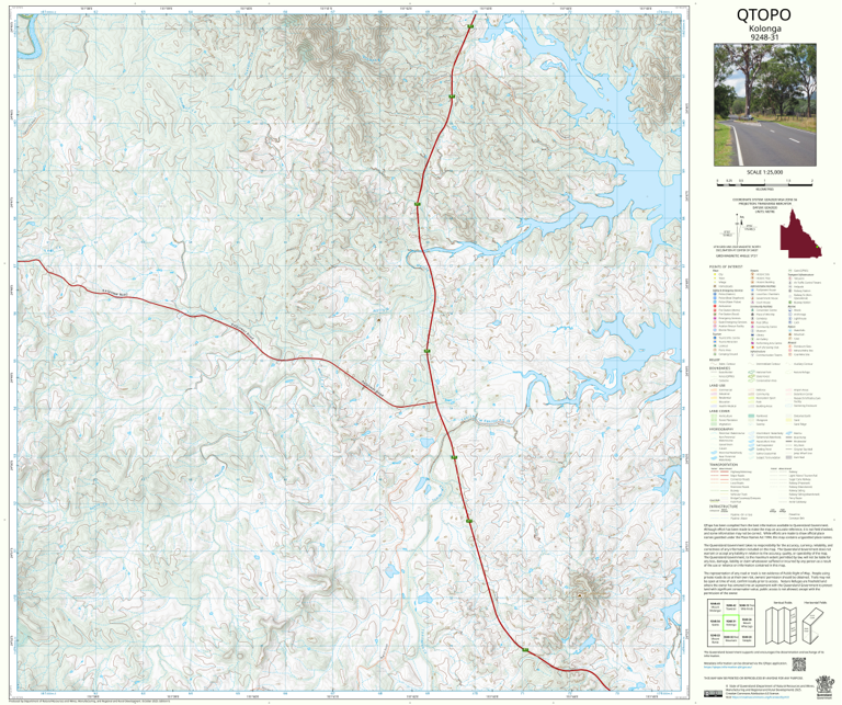 Kolonga (9248-31) Map by Department of Natural Resources and Mines ...