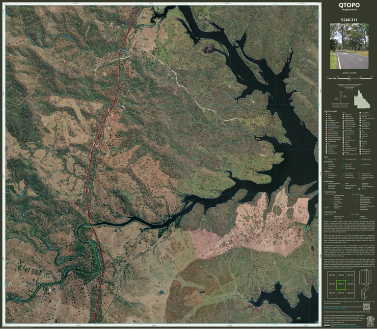Kolonga (9248-311i) Map by Department of Natural Resources and Mines ...