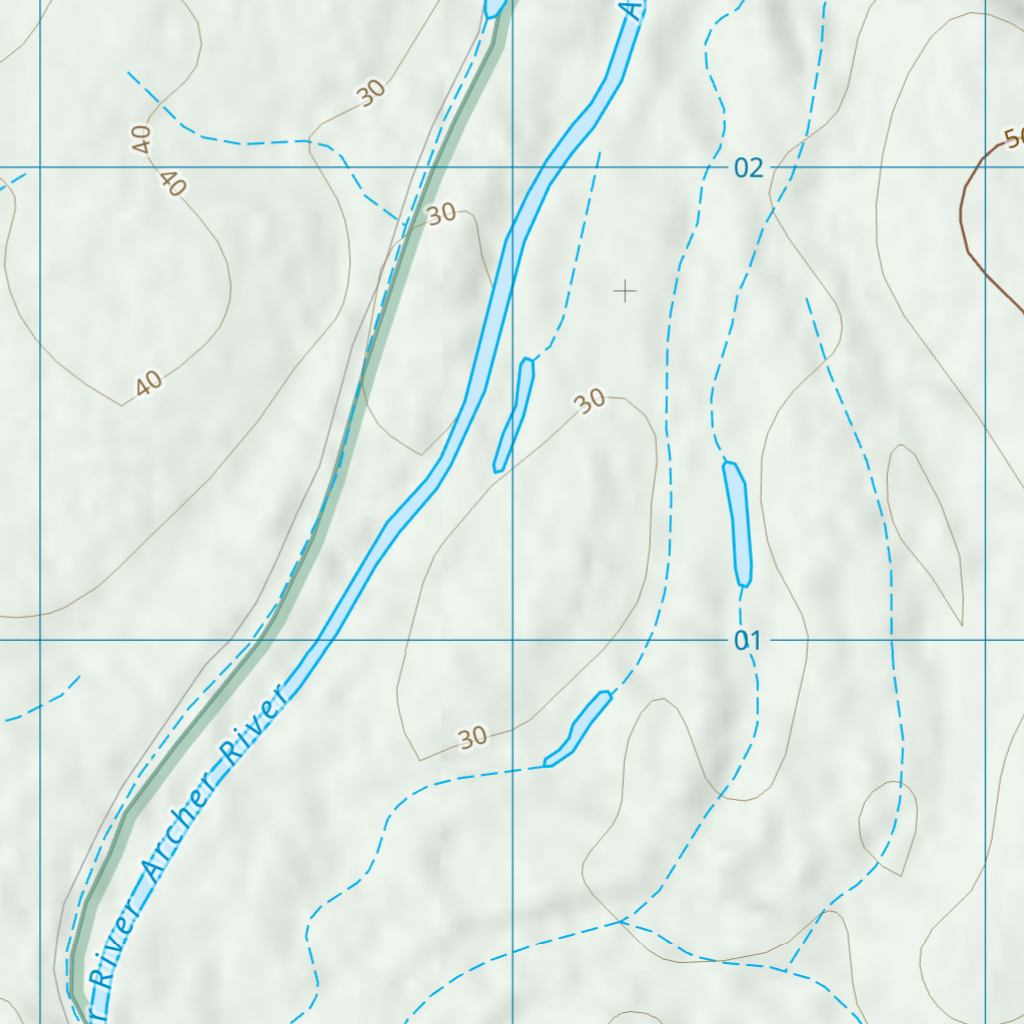 Lake Archer (7370-41) Map by Department of Natural Resources and Mines ...