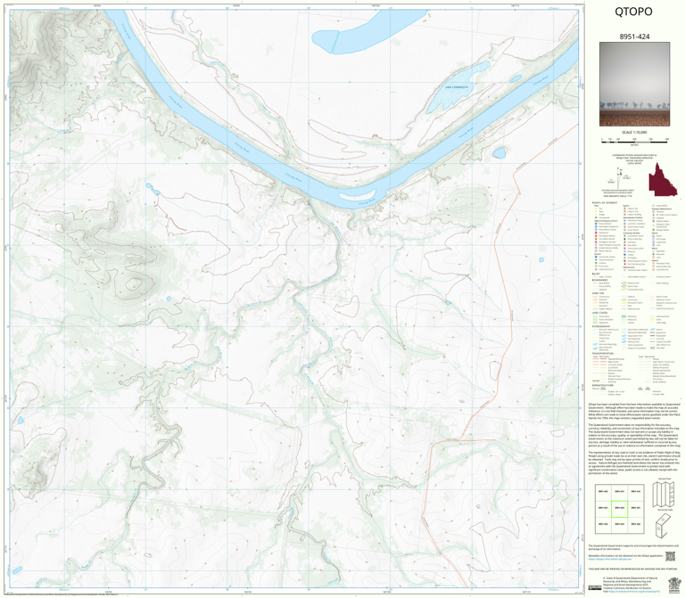 Lake Learmouth (8951-424) Map by Department of Natural Resources and ...