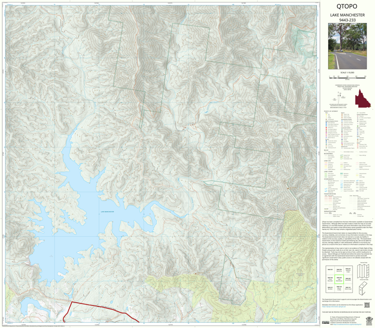 Lake Manchester (9443-233) Map by Department of Natural Resources and ...