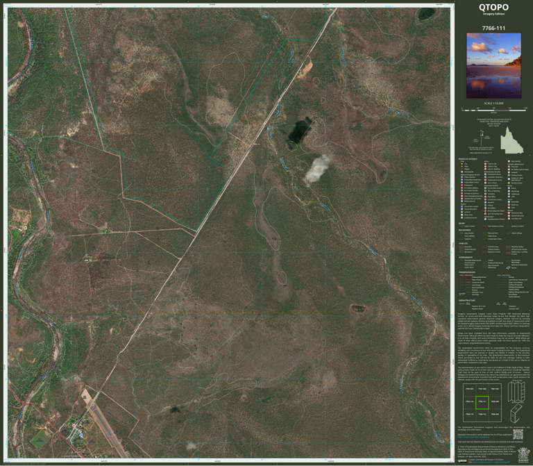 Laura (7766-111i) Map by Department of Natural Resources and Mines ...