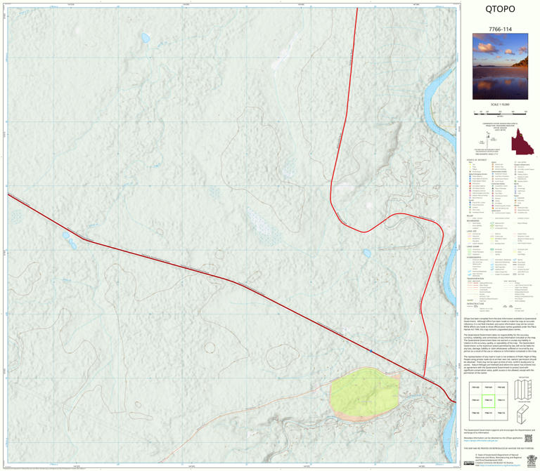 Laura (7766-114) Map by Department of Natural Resources and Mines ...