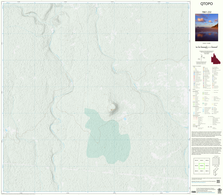 Lava Point Map Lava Plains (7861-232) Map by Department of Natural Resources and Mines ...
