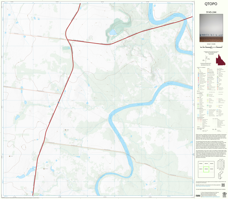 Lawson (9145-244) Map by Department of Natural Resources and Mines ...