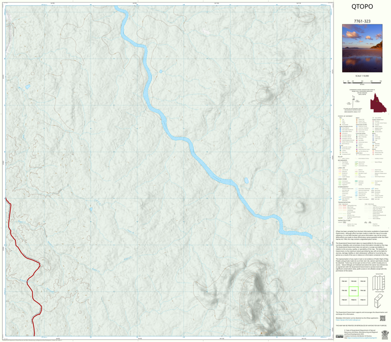 Lighthouse (7761-323) Map by Department of Natural Resources and Mines ...