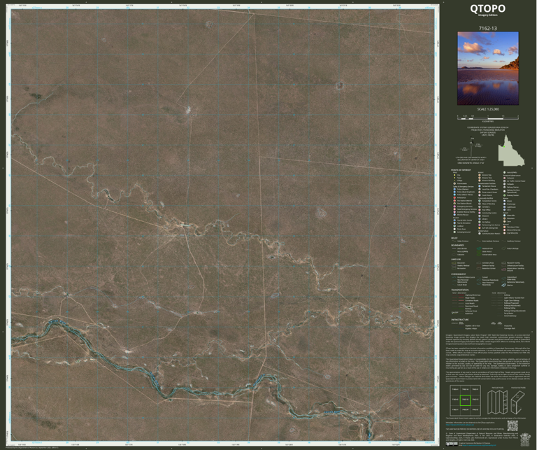 Lily Lake (7162-13i) Map by Department of Natural Resources and Mines ...