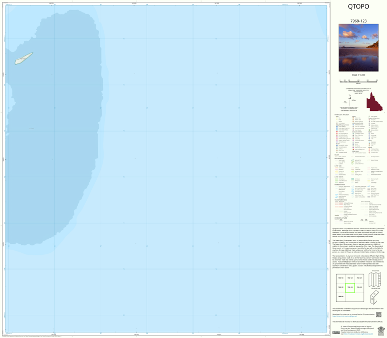 Lizard Island (7968-123) Map by Department of Natural Resources and ...