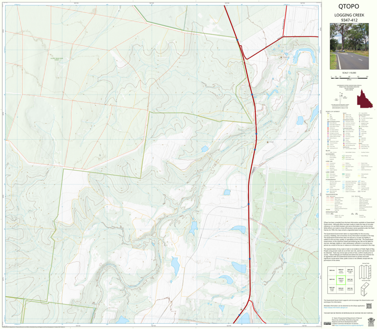 Logging Creek (9347-412) Map by Department of Natural Resources and ...