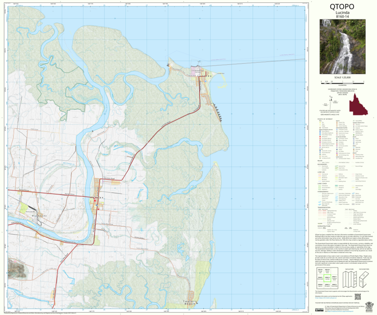 Lucinda (8160-14) Map by Department of Natural Resources and Mines ...