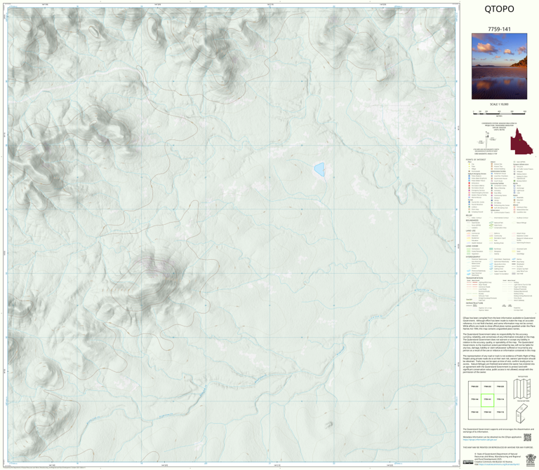 Lyndhurst (7759-141) Map by Department of Natural Resources and Mines ...