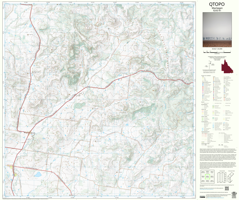 Maclagan (9243-41) Map by Department of Natural Resources and Mines ...