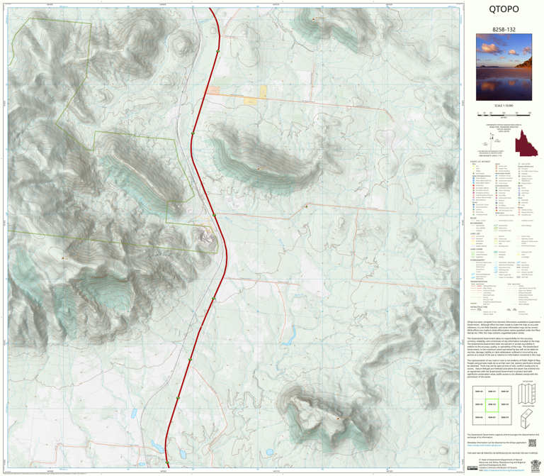 Manton (8258-132) Map by Department of Natural Resources and Mines ...