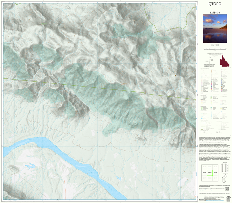 Manton (8258-133) Map by Department of Natural Resources and Mines ...