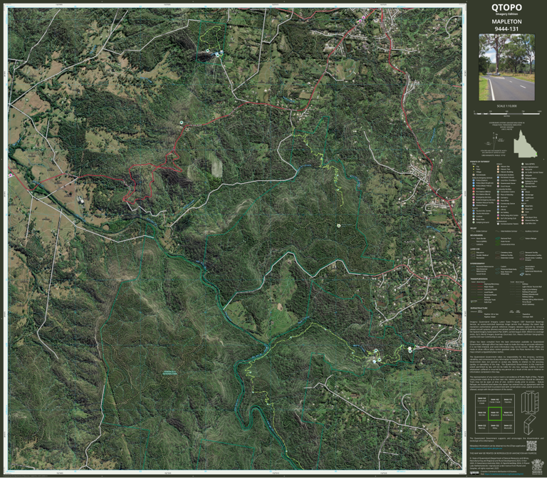 Mapleton Ohio Map MAPLETON (9444-131i) Map by Department of Natural Resources and Mines ...