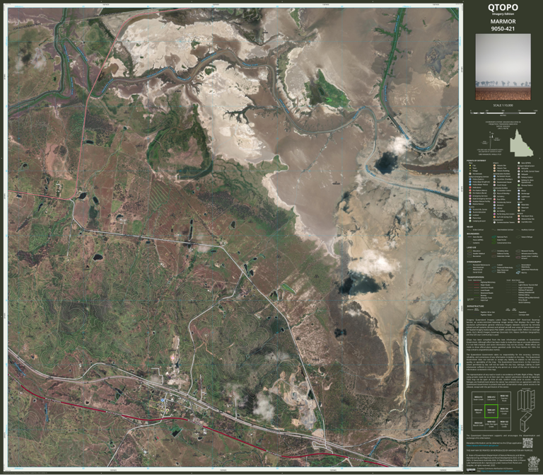 MARMOR (9050-421i) Map by Department of Natural Resources and Mines ...
