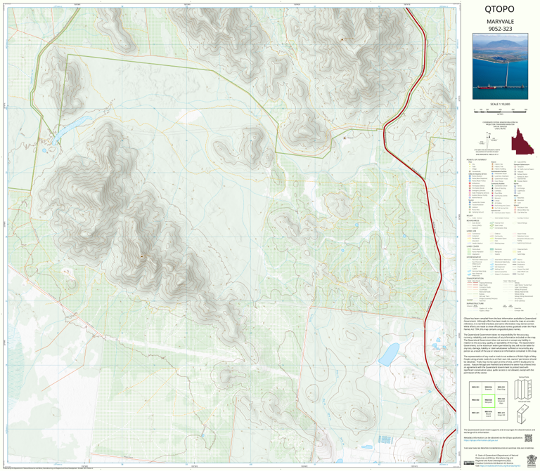 Maryvale (9052-323) Map by Department of Natural Resources and Mines ...