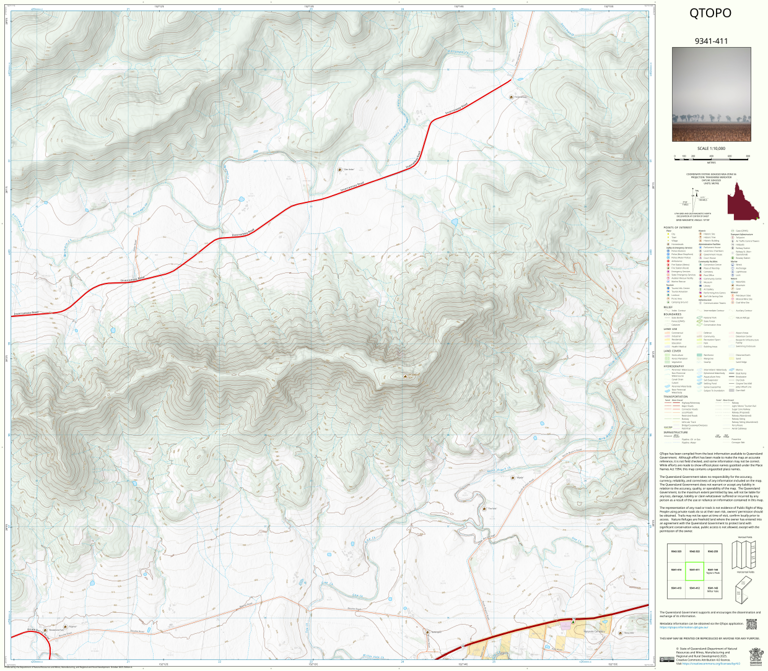 Maryvale (9341-411) Map by Department of Natural Resources and Mines ...