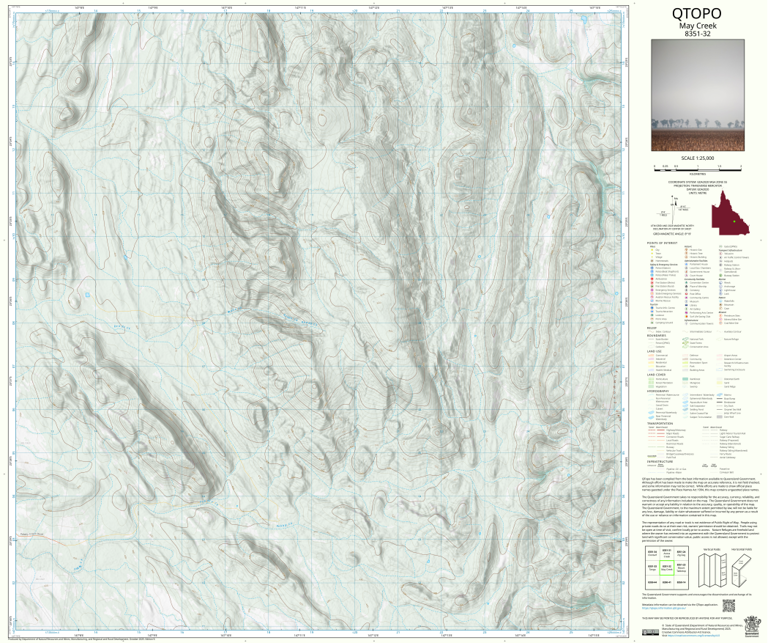 May Creek (8351-32) Map by Department of Natural Resources and Mines ...