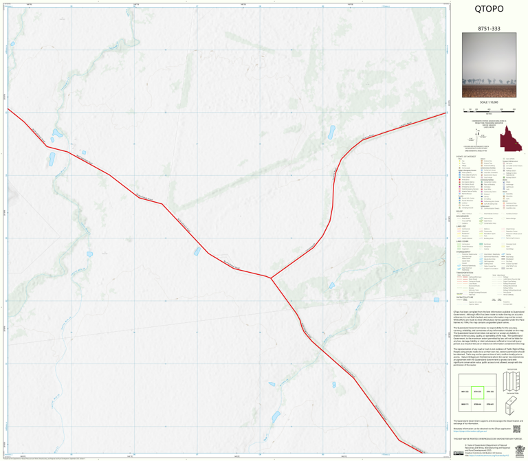 Mayfair (8751-333) Map by Department of Natural Resources and Mines ...