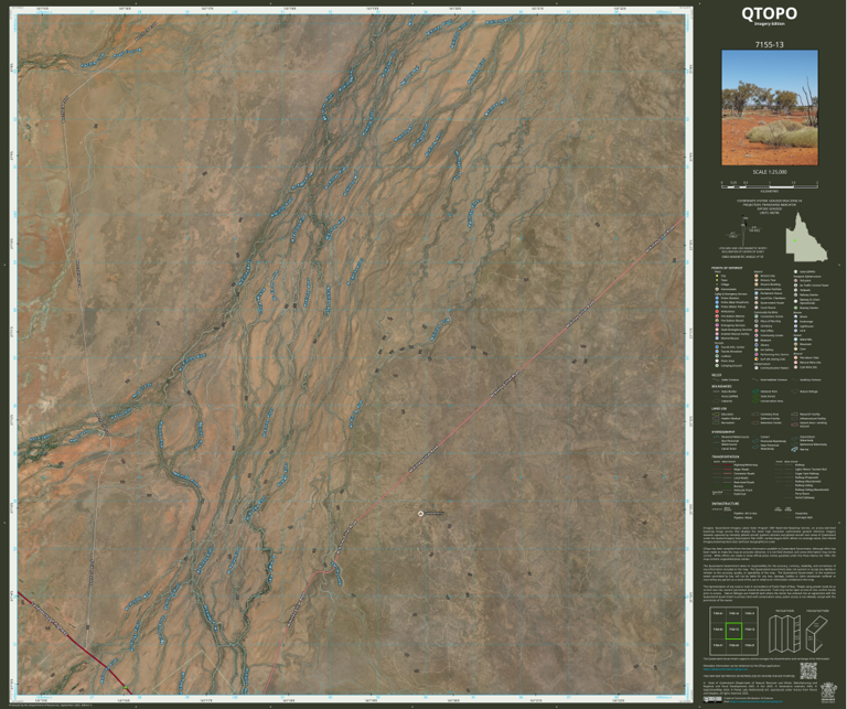 Innlay Maps Mckinlay (7155-13i) Map by Department of Natural Resources and Mines ...