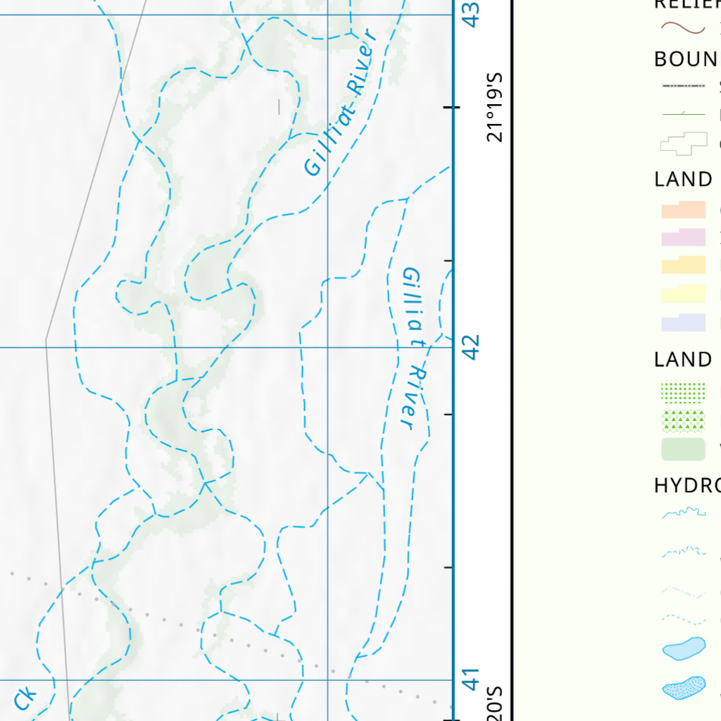 Innlay Maps Mckinlay (7155-21) Map by Department of Natural Resources and Mines ...