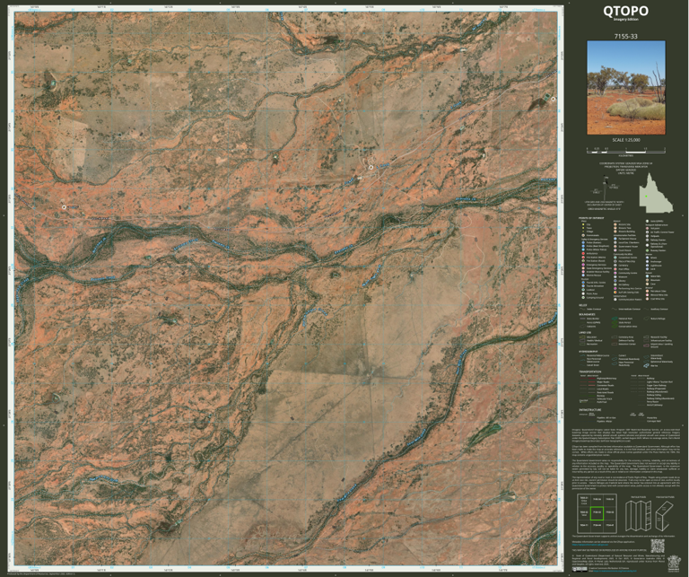 Innlay Maps Mckinlay (7155-33i) Map by Department of Natural Resources and Mines ...