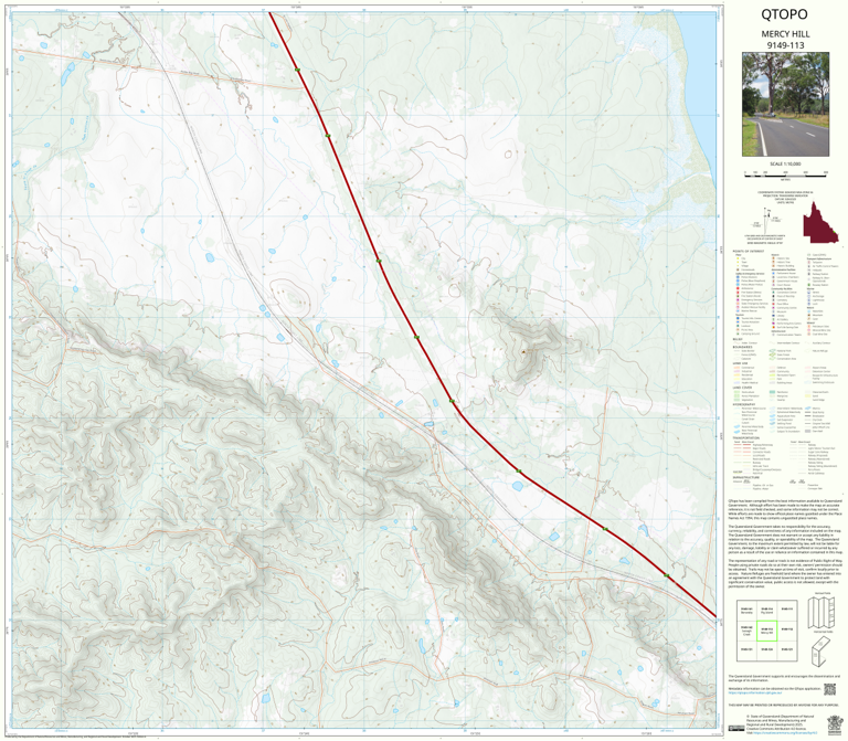 Mercy Hill (9149-113) Map by Department of Natural Resources and Mines ...